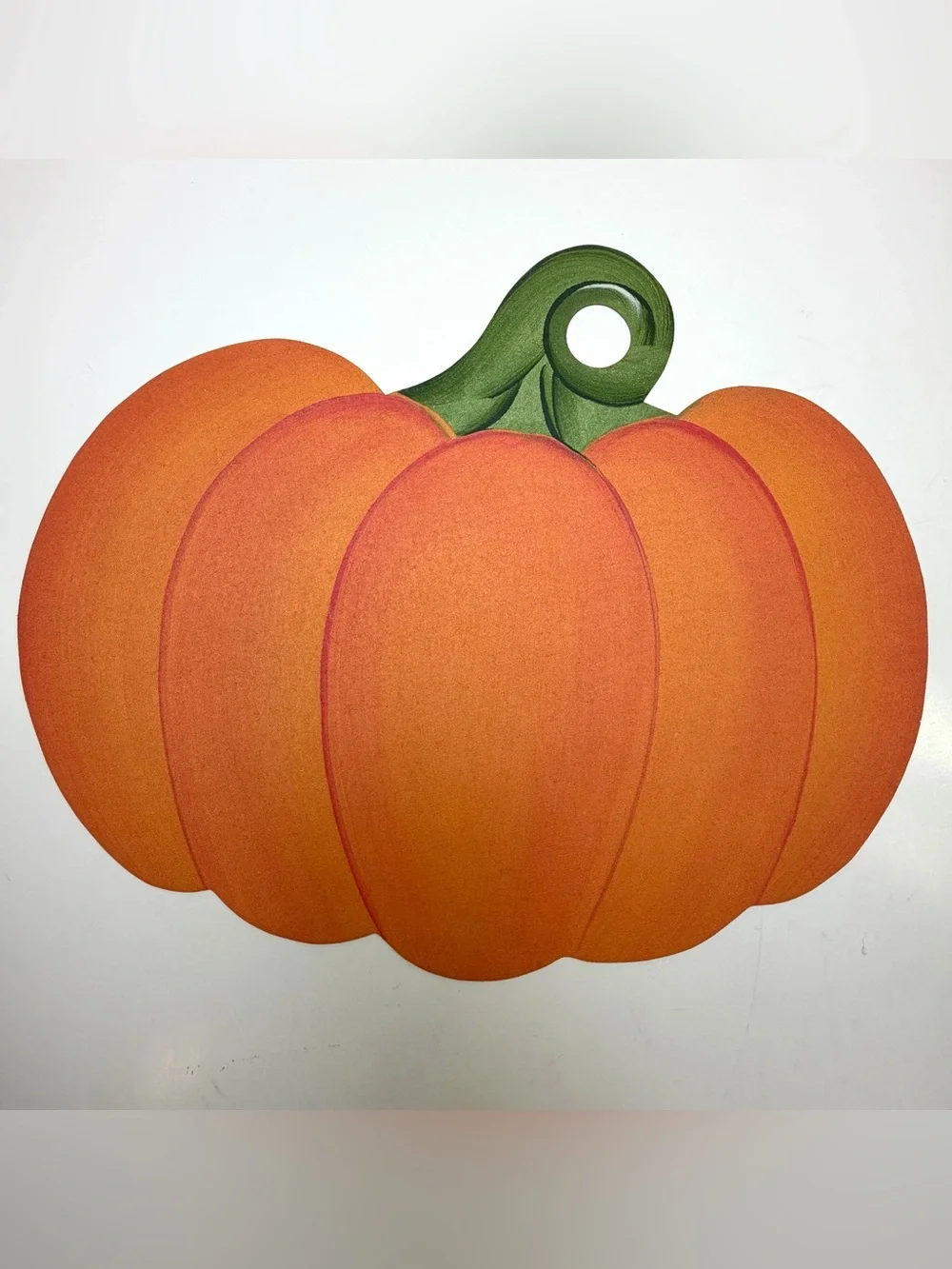 Pumpkin Placemats Set of 4 Hand Painted Vinyl Fall Thanksgiving Carole Shiber